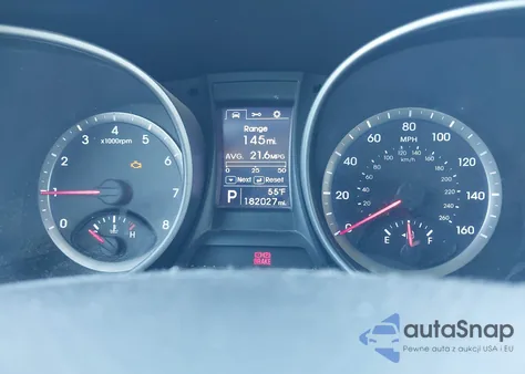 2013 Hyundai Santa Fe Sport z USA, uszkodzony, nr VIN 5XYZT3LBXDG023086